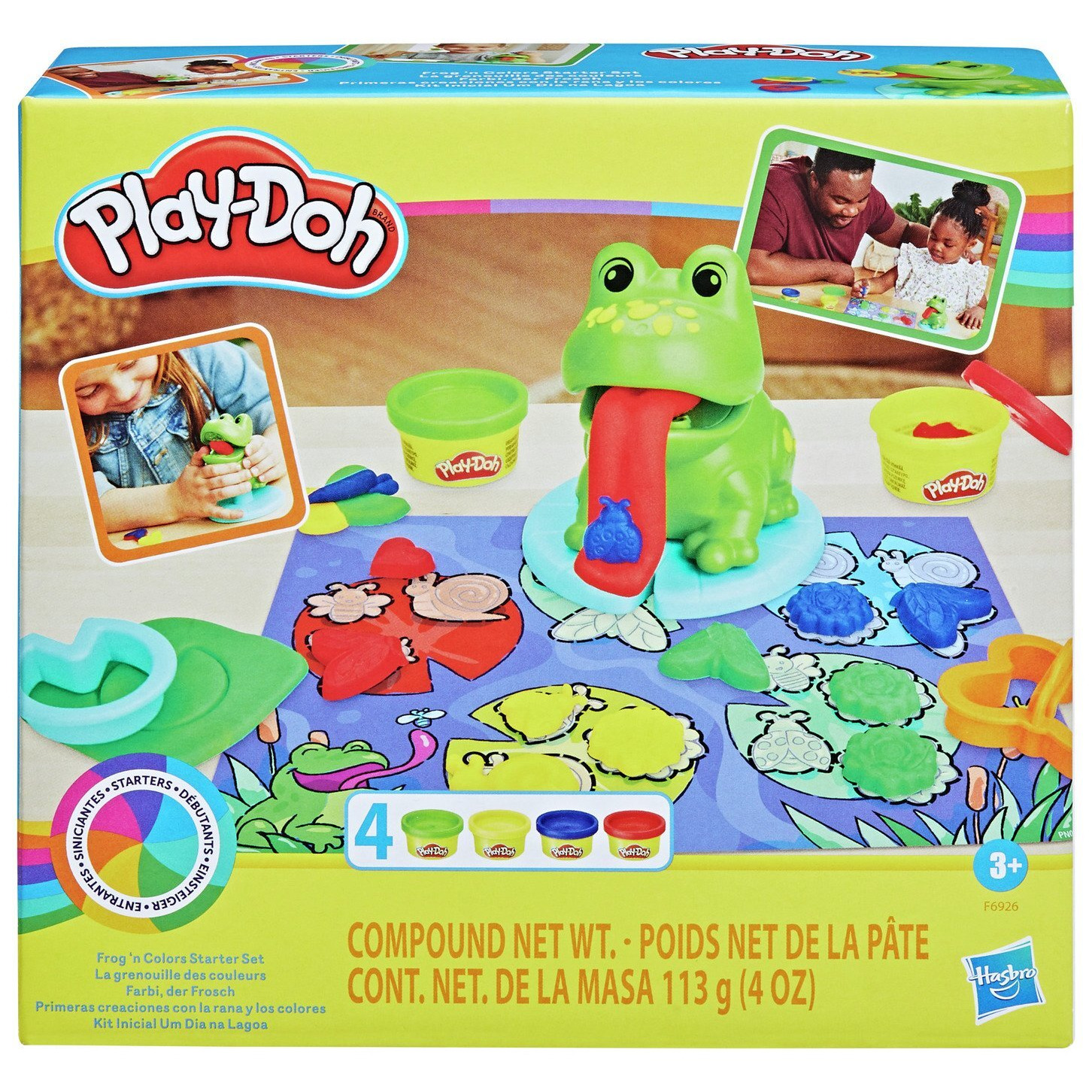Play-Doh Frog 'n Colours Starter Set with Playmat - image 1