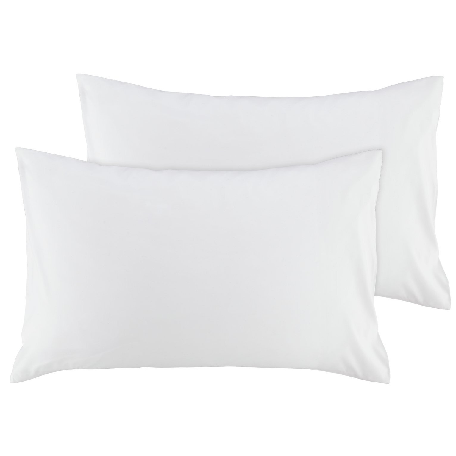 Silentnight Supersoft Standard Pillowcase Pair - White - image 1