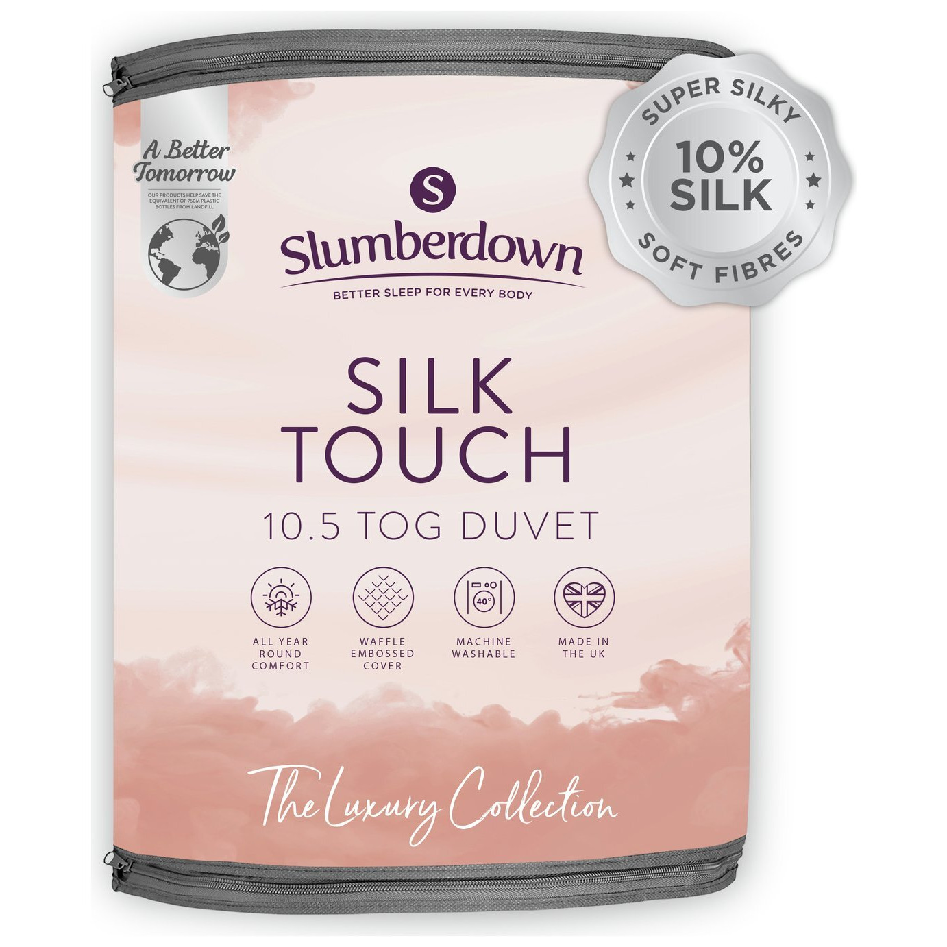 Slumberdown Silk Touch 10.5 Tog Duvet - King Size - image 1