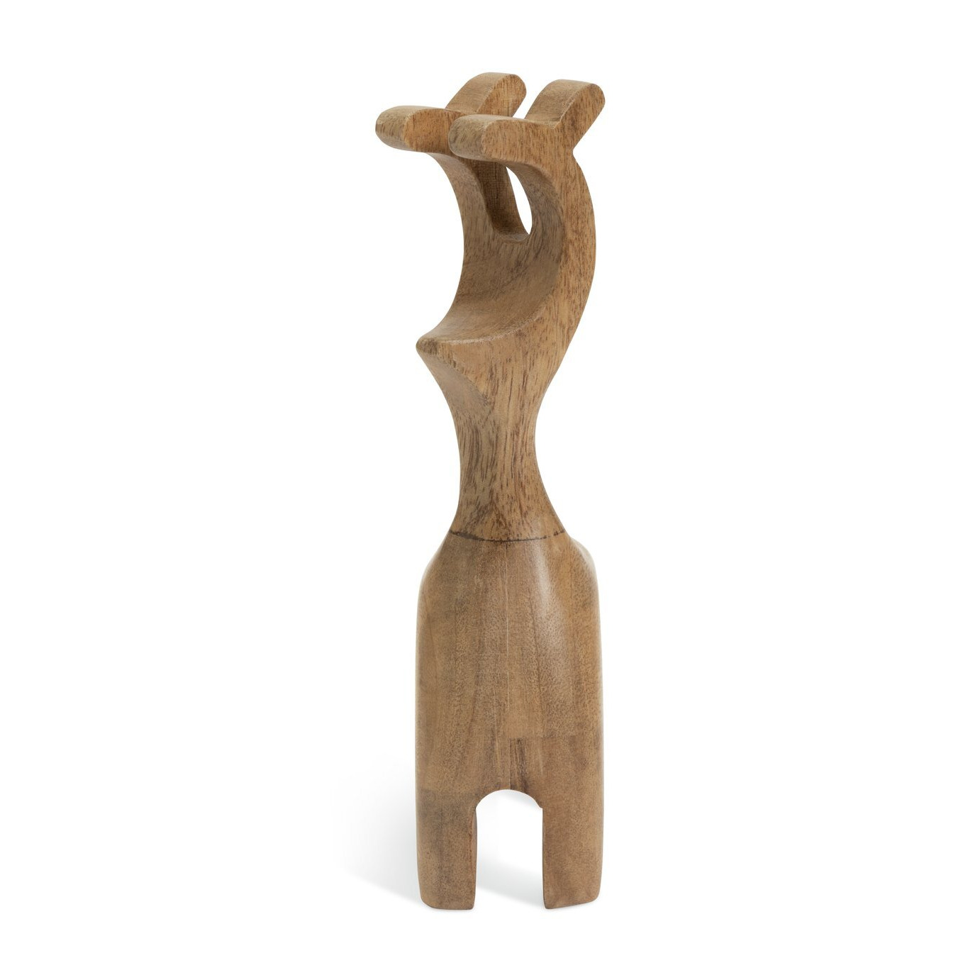 Habitat Wooden Stag Ornament - Natural
