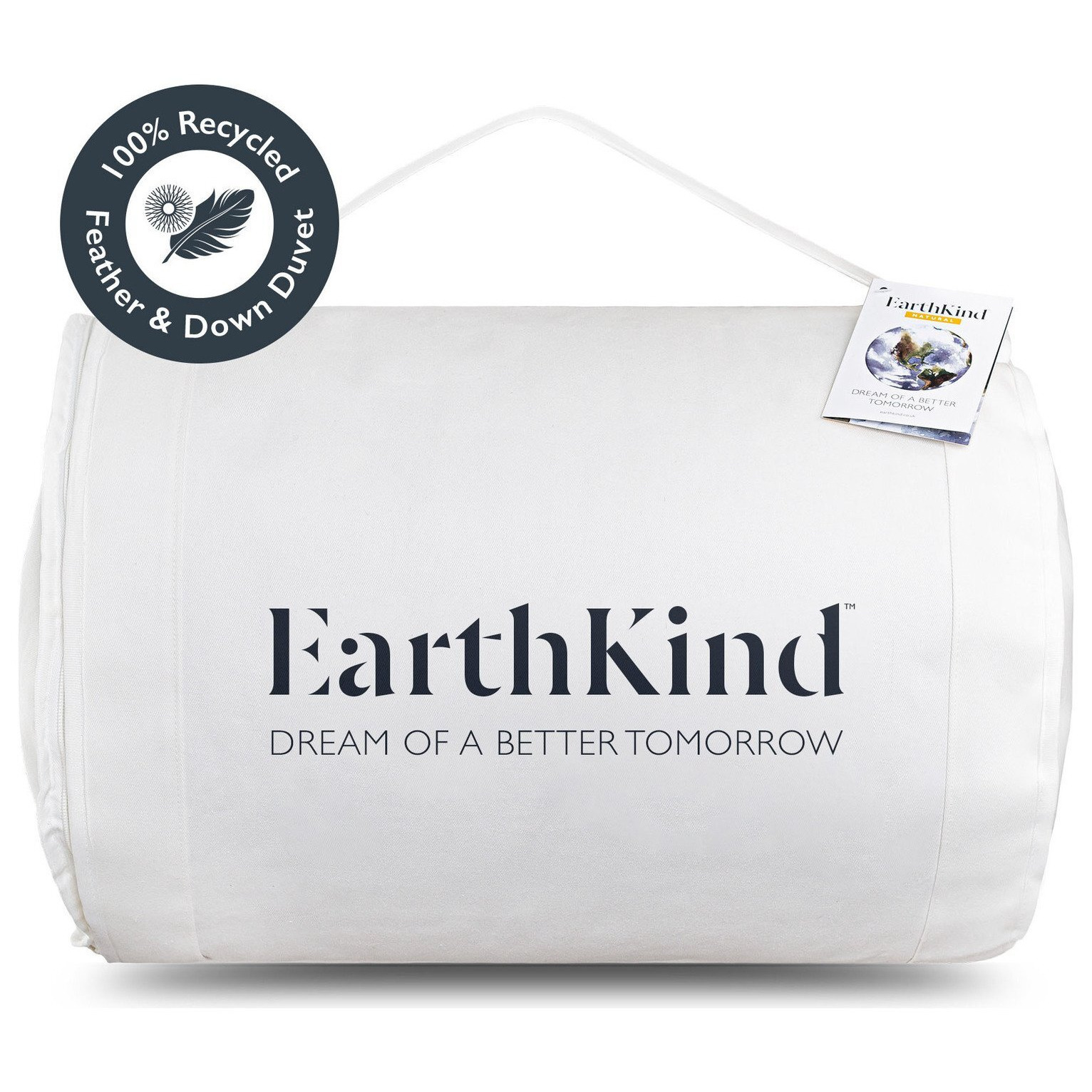 Earthkind Luxury Feather & Down 10.5 Tog Duvet - Single - image 1