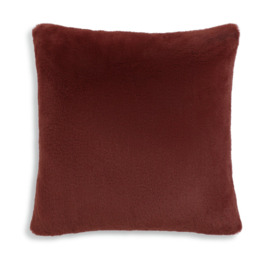Habitat Textured Cushion Cover - Burnt Orange - 43X43cm - thumbnail 1