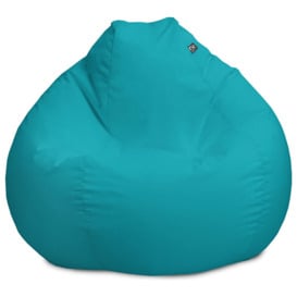 rucomfy Indoor Outdoor Bean Bag - Turquoise - thumbnail 1