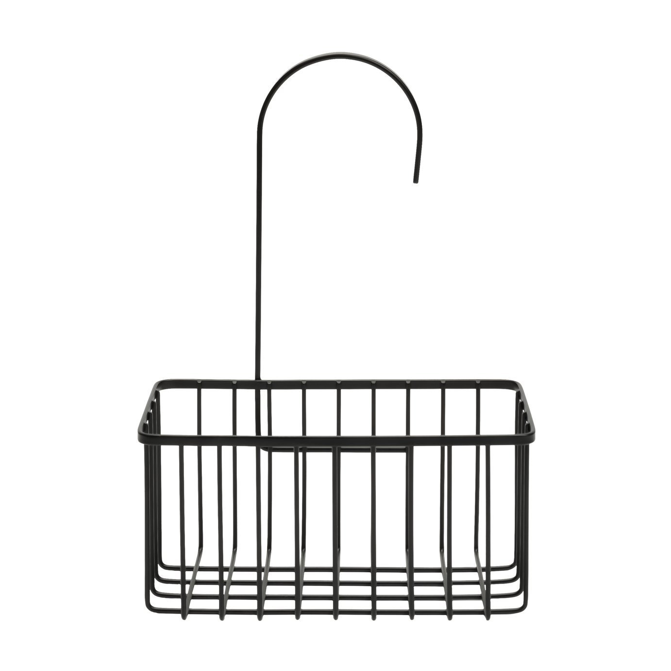 Argos Home Shower Basket With Hook - Black - image 1