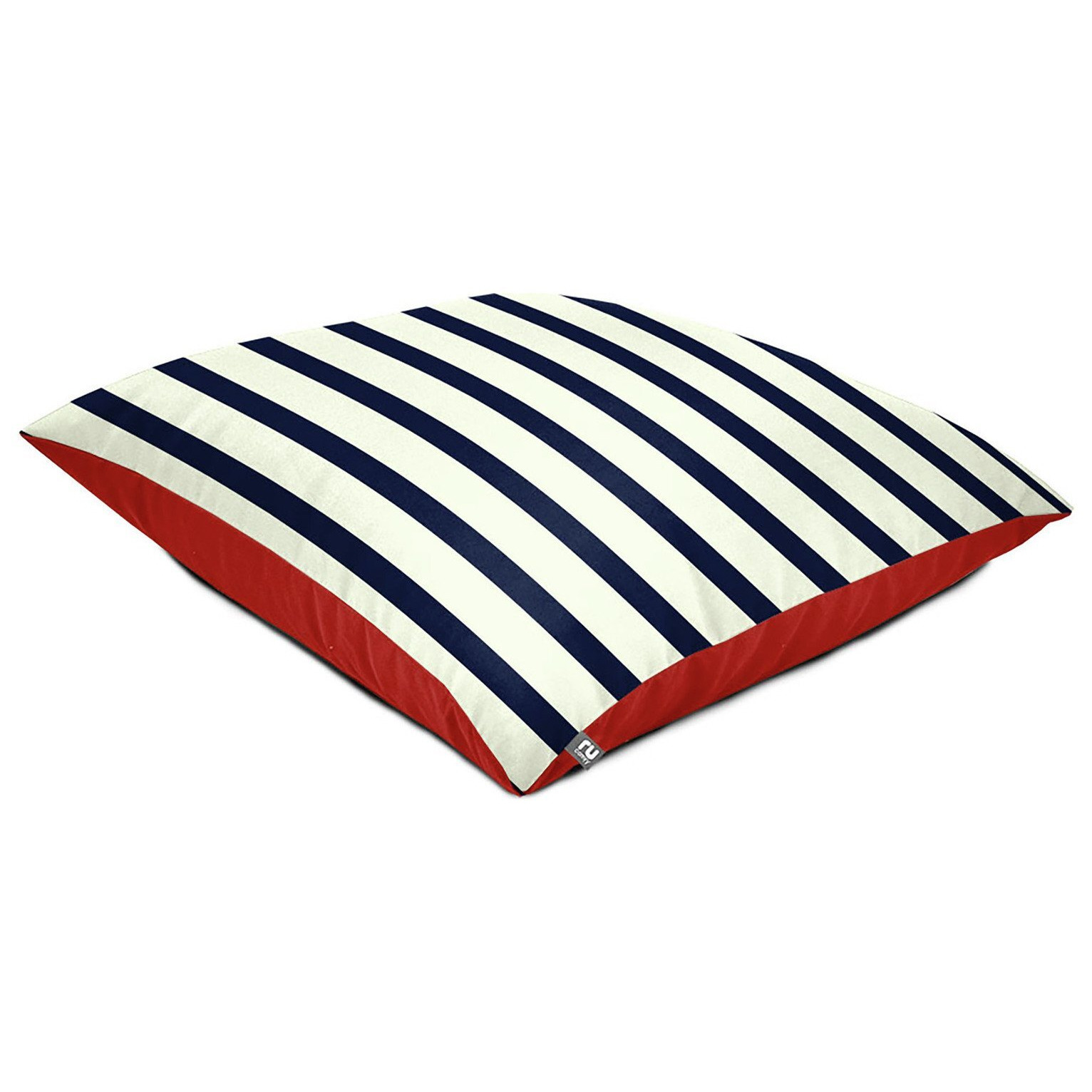 rucomfy Stripe Indoor Outdoor Bean Bag - Navy - image 1