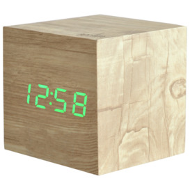 Acctim Digital Alarm Clock - Ash Wood - thumbnail 1