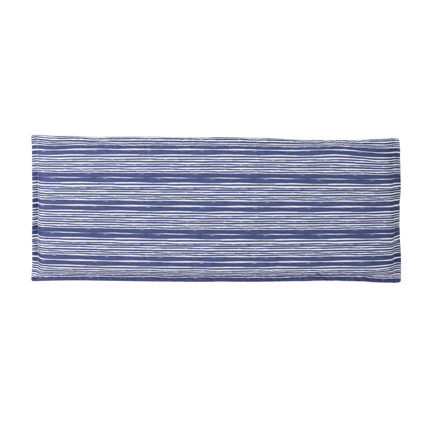 Argos Home Coastal Stripe Garden Bench Cushion - Blue - image 1