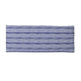 Argos Home Coastal Stripe Garden Bench Cushion - Blue - thumbnail 1