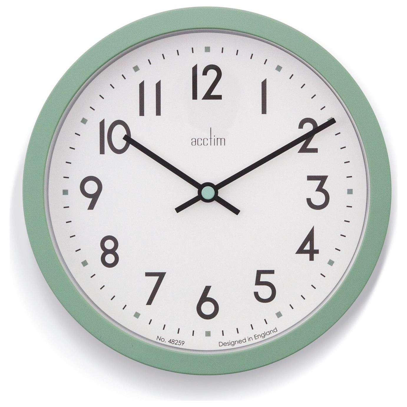 Acctim Elstow Analogue Wall Clock - Green - image 1