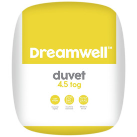 Dreamwell Light Weight 4.5 Tog Duvet - Single