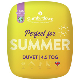 Slumberdown Summer Non Allergic 4.5 Tog Duvet - Single - thumbnail 1
