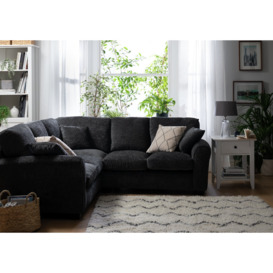 Argos Home Taylor Fabric Corner Sofa - Mink - thumbnail 2