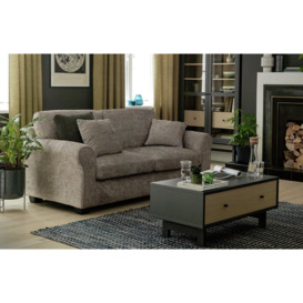 Argos Home Taylor Fabric Chair & 3 Seater Sofa - Mink - thumbnail 2