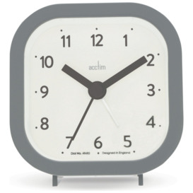 Acctim Remi Analogue Alarm Clock - Grey