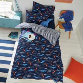 Joules Kids Sea Monsters Navy Bedding Set - Single - thumbnail 2