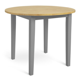 Habitat Chicago Solid Wood 2-4 Seater Dining Table - Grey