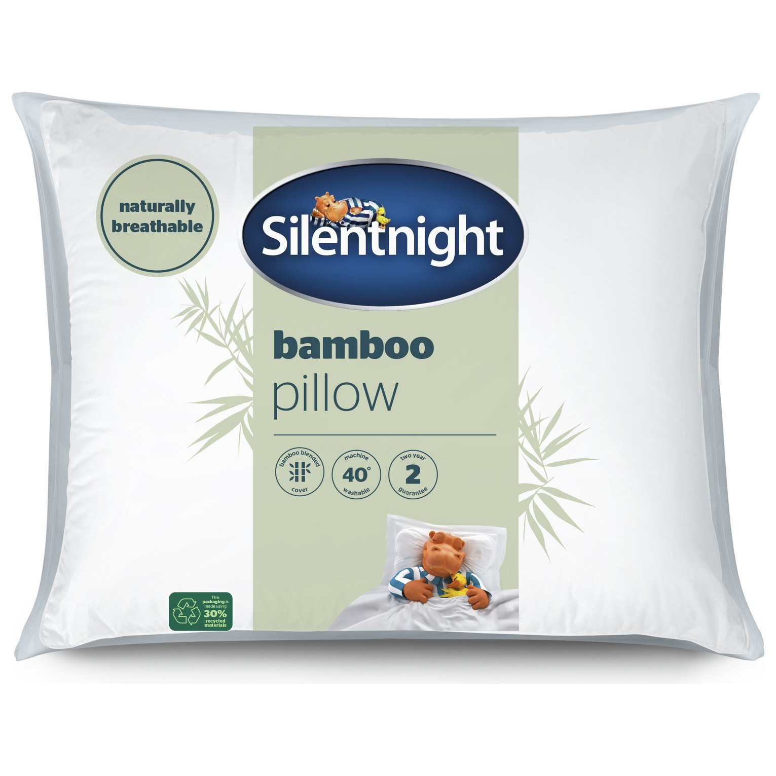 Silentnight Hollowfibre Bamboo Eco Pillow - image 1