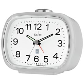 Acctim Camilie Analogue Alarm Clock - Grey - thumbnail 1