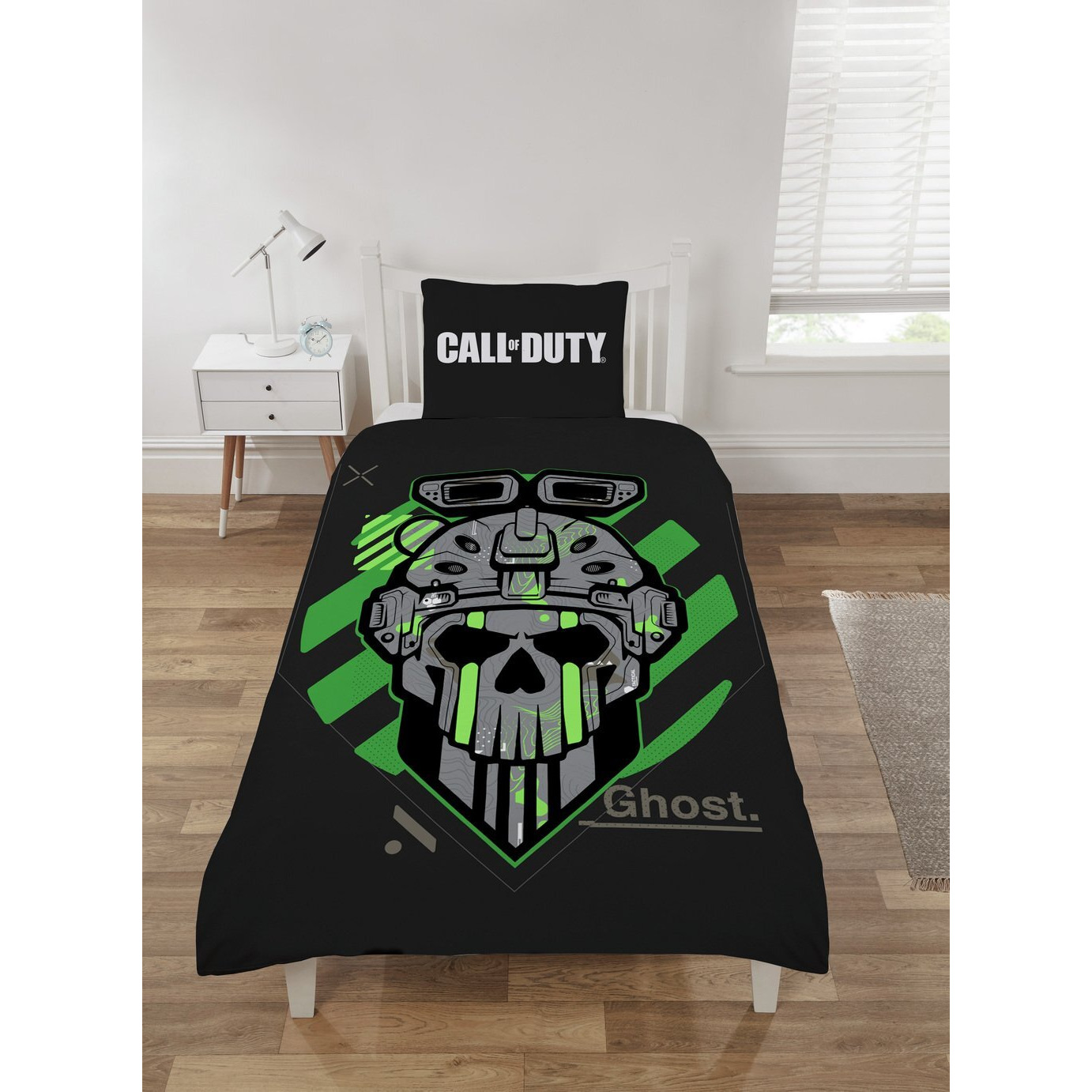 Call of Duty Black and Grey Kids Bedding Set - Single - image 1