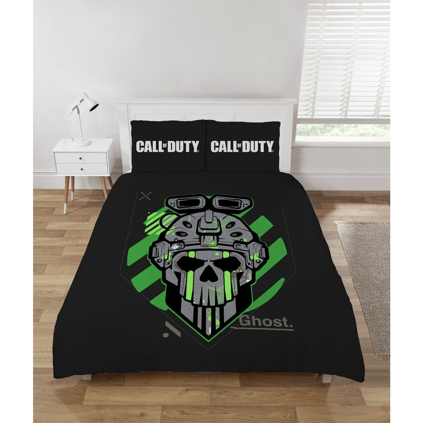 Call of Duty Black and Grey Kids Bedding Set - Double - image 1