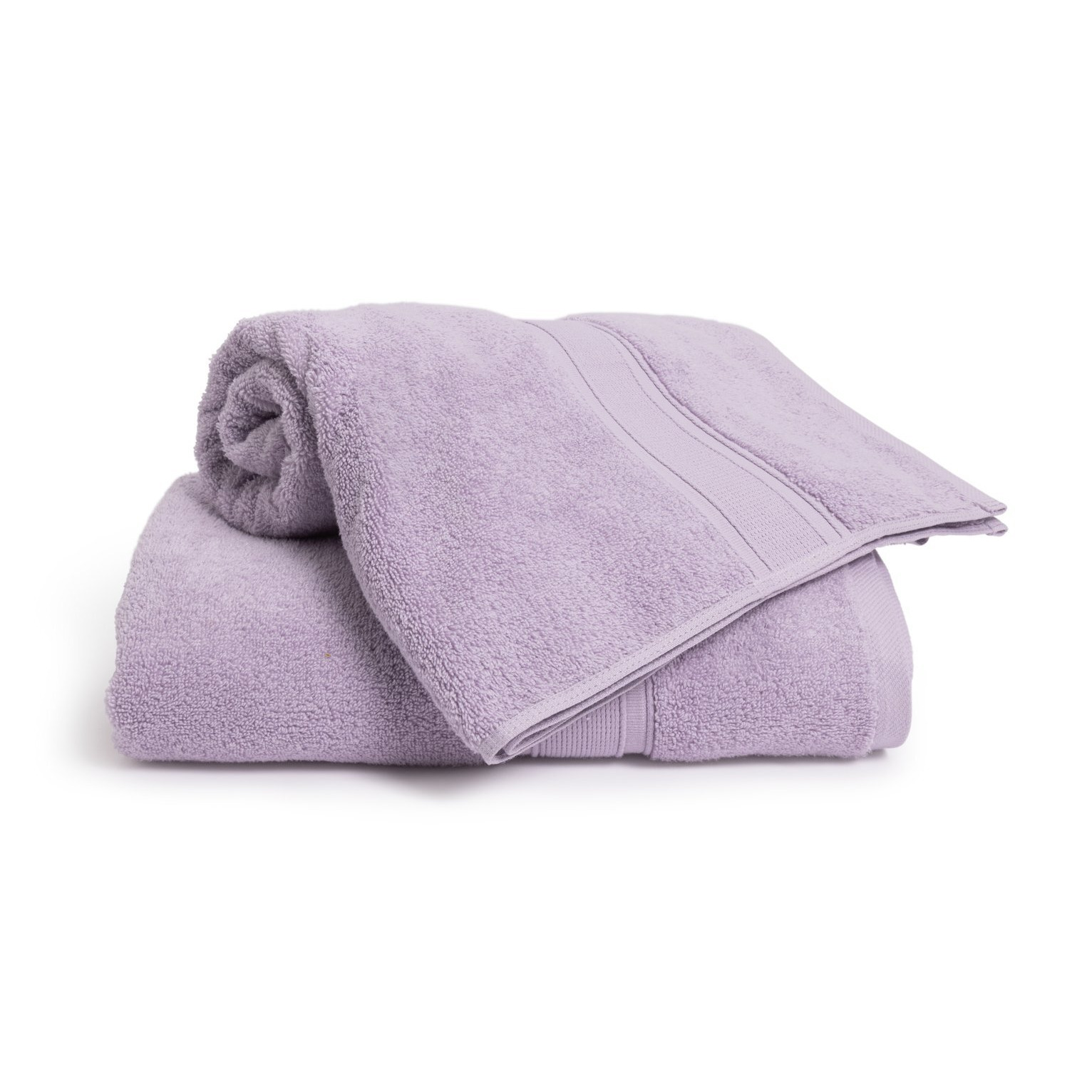 Habitat Cotton Supersoft 2 Pack Hand Towel - Lilac - image 1