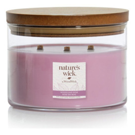 Nature's Wick Large Multi Wick Jar Candle - Woodland Rose