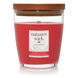 Nature's Wick Medium Jar Candle - Redberry & Nutmeg