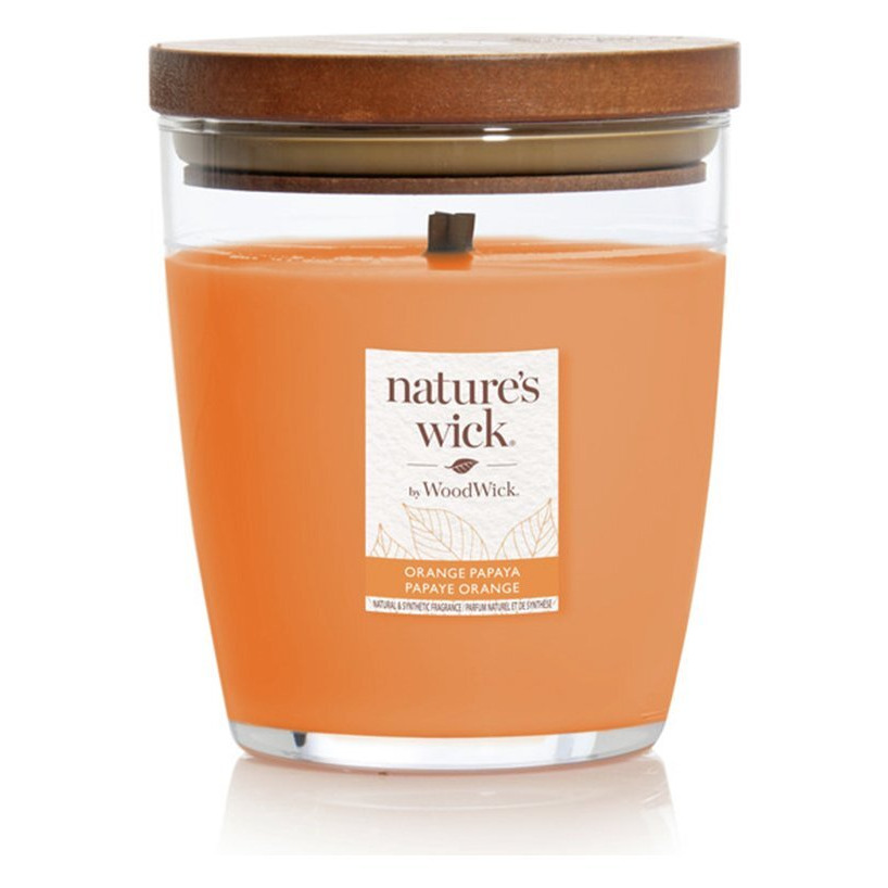 Nature's Wick Medium Jar Candle - Orange Papaya - image 1
