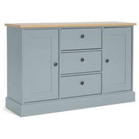 Habitat Winchester 2 Door 3 Drawer Sideboard - Reed Green