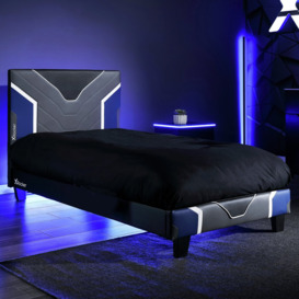 X Rocker Chromis Single Bed in a Box - Blue - thumbnail 1