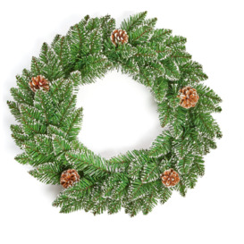 Premier Decorations Rocky Mountain Christmas Wreath - thumbnail 1