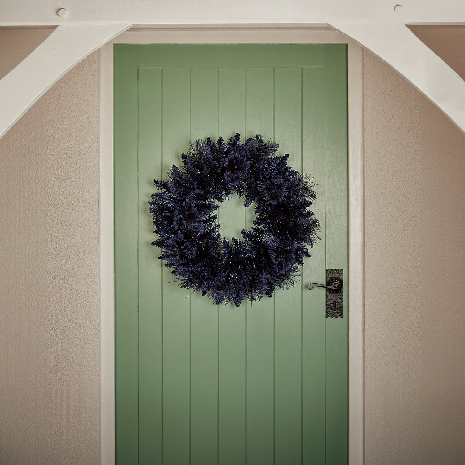 Premier Decorations Midnight Blue Christmas Wreath - image 1