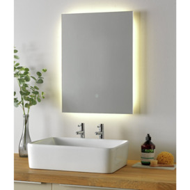 Habitat Bathroom LED Backlit Demister Touch Mirror - 60x45 - thumbnail 2