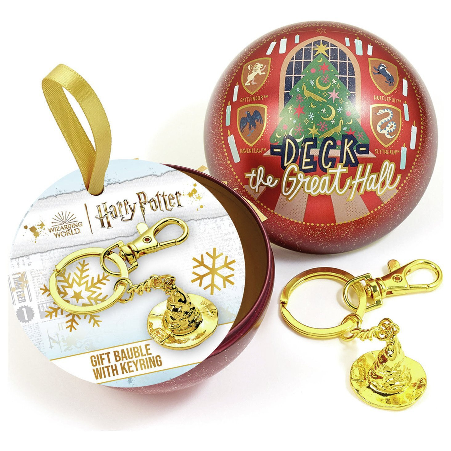 Harry Potter Gold Plated Sorting Hat Bauble Keyring by Argos
