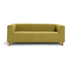 Argos Home Moda Fabric 3 Seater Sofa - Olive Green