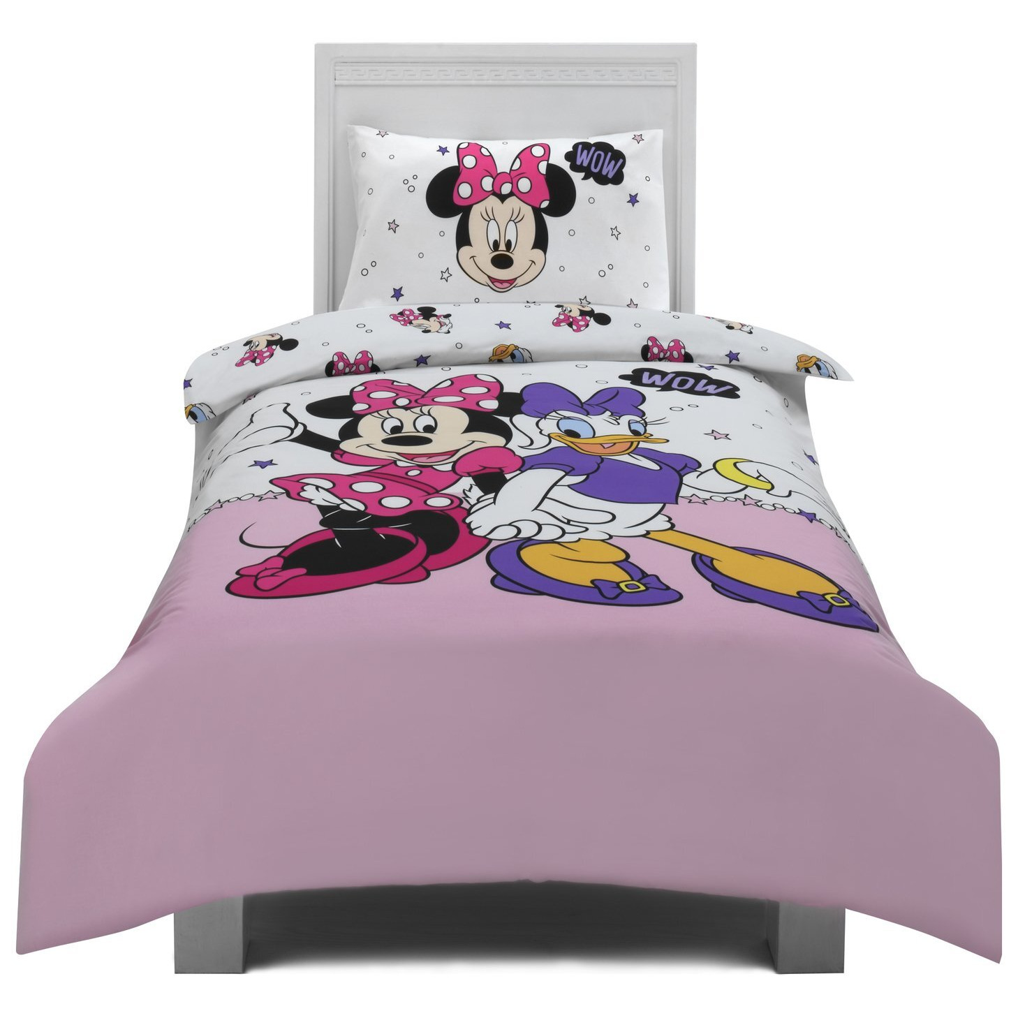 Minnie Mouse Kids Pink and White Bedding Set - Single - image 1