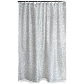 Argos Home Floral Shower Curtain - Grey - thumbnail 2
