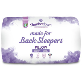 SlumberDown Medium Support Back Sleeper Pillow