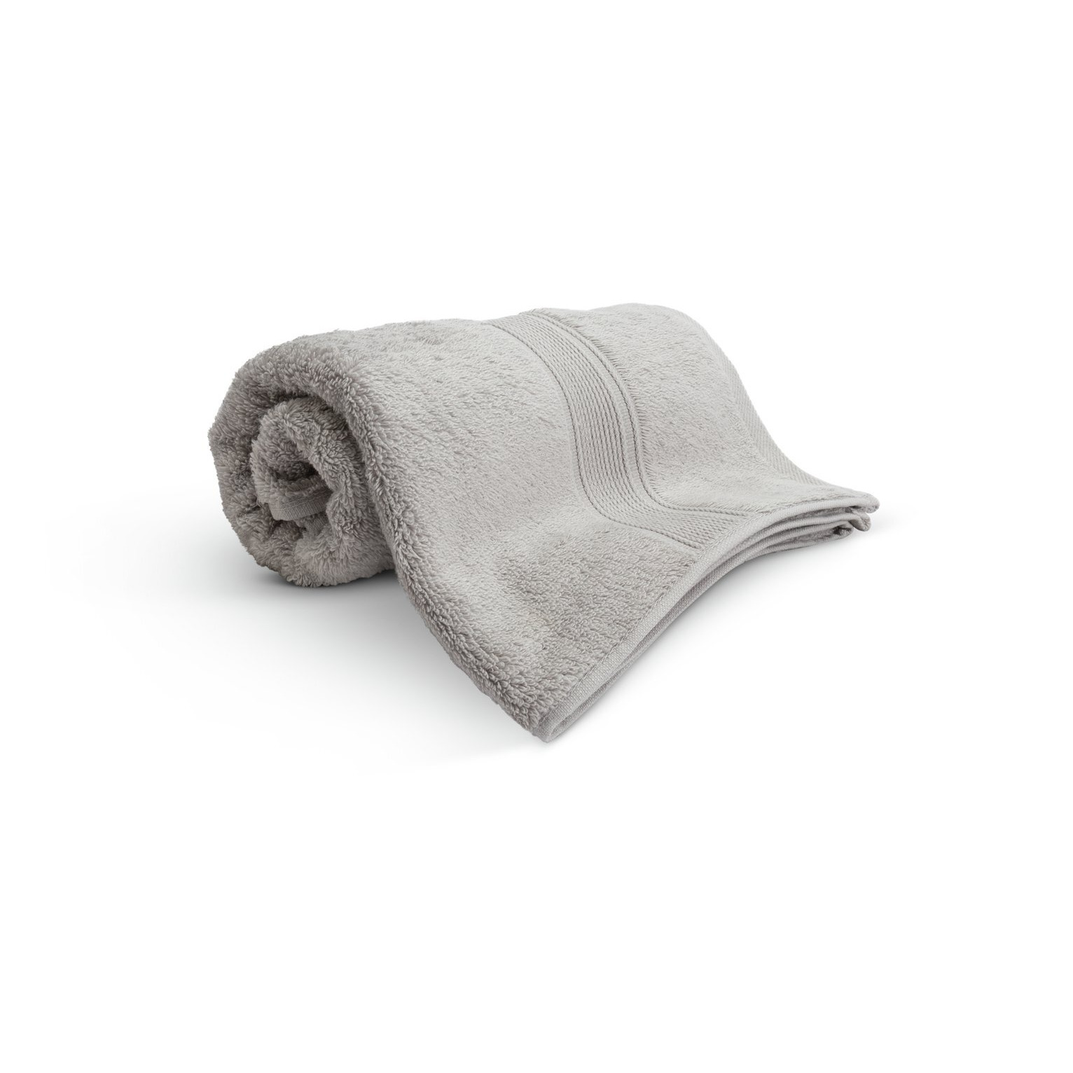 Habitat Cotton Supersoft Hand Towel - Silver - image 1