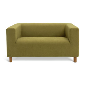 Argos Home Moda Fabric 2 Seater Sofa - Olive Green