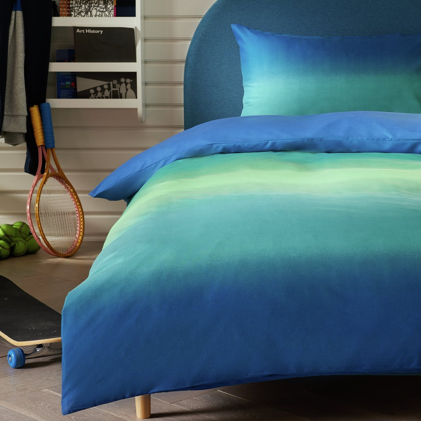 Argos Home Gradient Blue Kids Bedding Set - Single - image 1