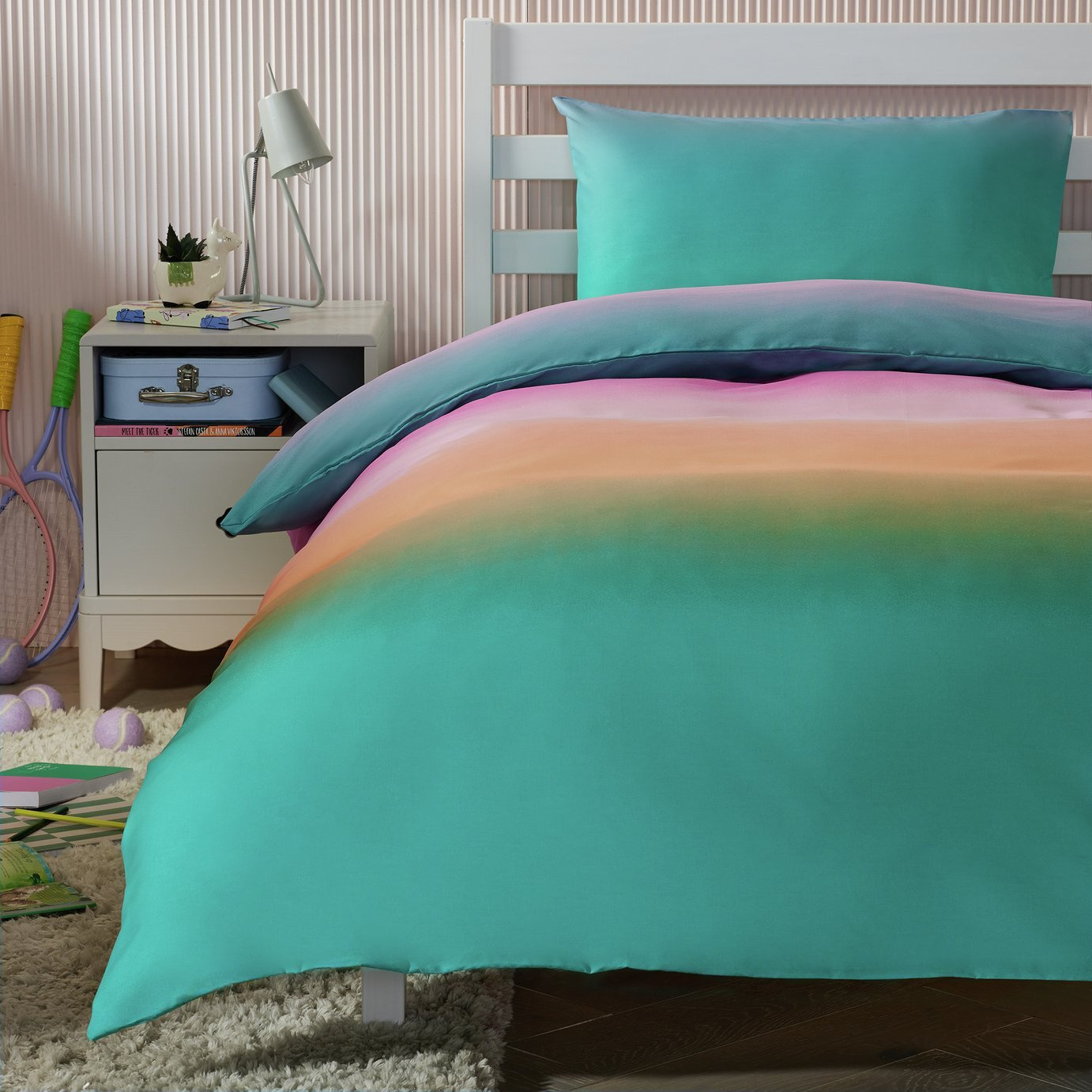 Argos Home Gradient Kids Bedding Set - Single - image 1
