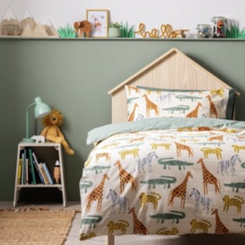 Habitat Cotton Safari Kids Bedding Set - Single