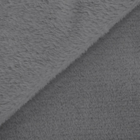 Argos Home Super Soft Fleece Throw - 125x150acm - Charcoal - thumbnail 2