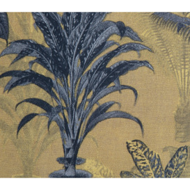Habitat Palm Floral Print Mustard Bedding Set - Double - thumbnail 2