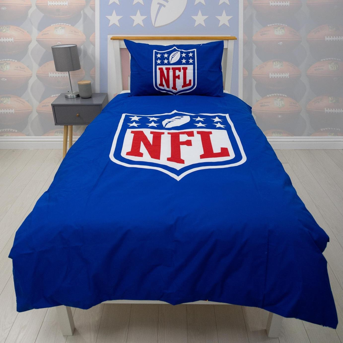 NFL Sports Blue Kids Bedding Set - Single - image 1