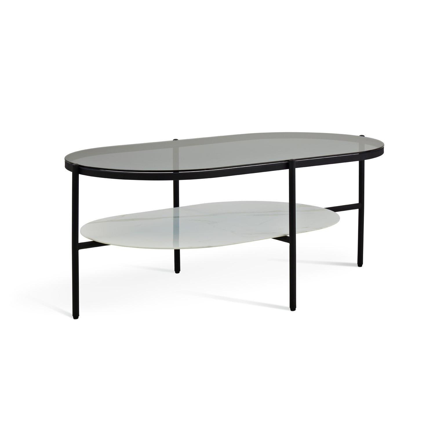 Habitat Mist Coffee Table - Black & White - image 1