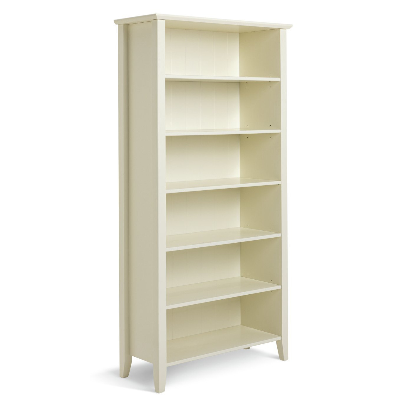 Habitat Kingham Tall Solid Wood Bookcase - Ivory - image 1