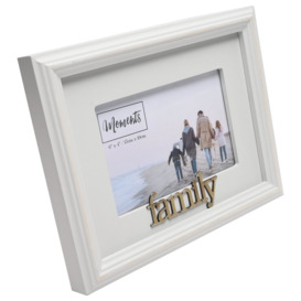 Moments Family Wooden Photo Frame - Taupe - 18x23cm - thumbnail 2