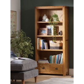 Habitat Kent Tall Oak Veneer Bookcase - Grey & Oak - thumbnail 2